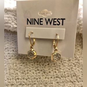 Nine West Hexagon Drop Earrings